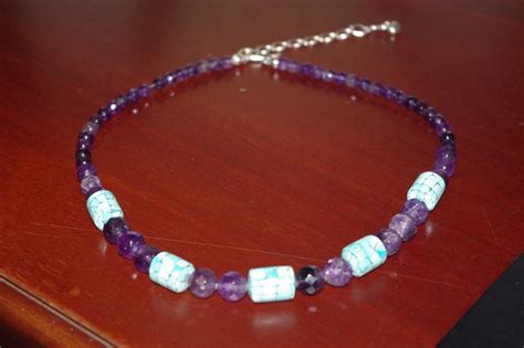 Jay King Amethyst Necklace With Turquoise Dtr Mind Finds Etsy
