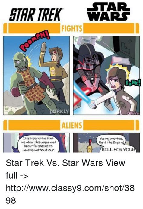 Star Trek Vs Star Wars Memes