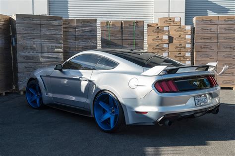 Widebody Sixth Generation Ford Mustang Gets Blue