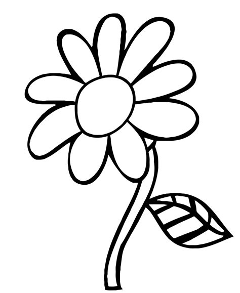 Blume ausmalbild