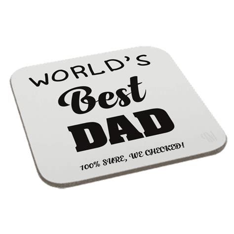 Worlds Best Dad Coaster