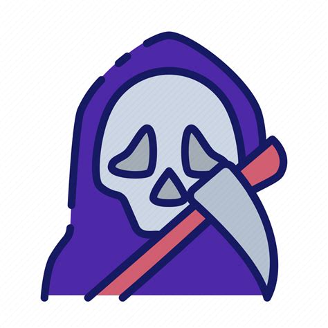 Grim Reaper Halloween Grim Scary Death Reaper Ghost Icon