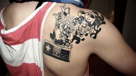 The 100 best video game tattoos | Nintendo tattoo, Gaming tattoo, Video