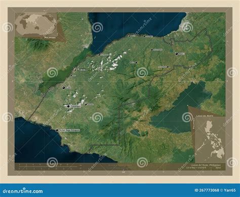 Lanao Del Norte Philippines High Res Satellite Labelled Point Stock