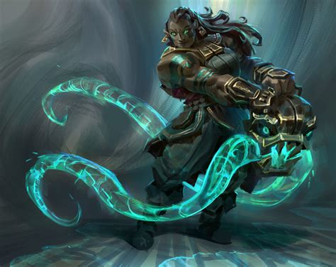 illaoi from league of legends artstation digital sketches vi mike azevedo lol league of