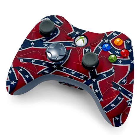 Xbox 360 Modded Controller Confederate Flag Edition
