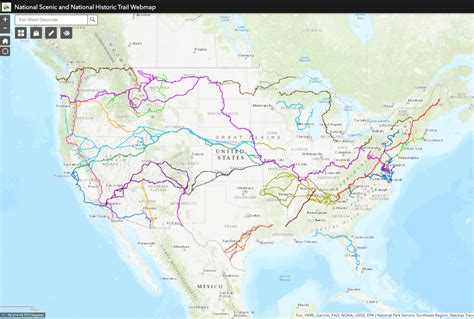National Trails System Maps Partnership For The National Trails System