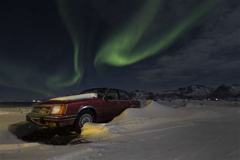 A Beautiful Aurora Above A Car Smithsonian Photo Contest