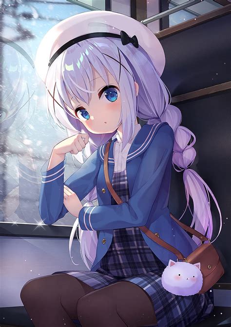 4k Free Download Kafuu Chino Loli Gochuumon Wa Usagi Desu Ka Anime