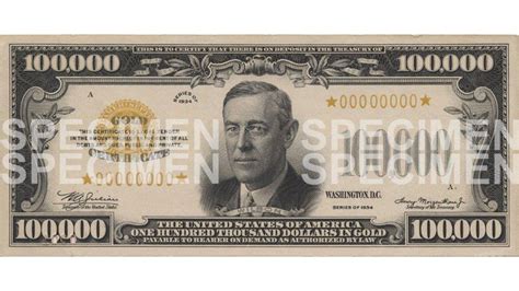 500 1000 100000 Big Bills Of A Bygone Era Bankrate Dollar