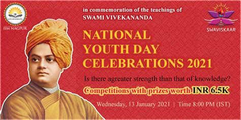4 character posters for youth of may. cast. Swaviskaar celebrates National Youth Day 2021 | IIM Nagpur