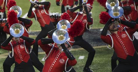 Traveling Marching Band Saves Best For Hometown Show