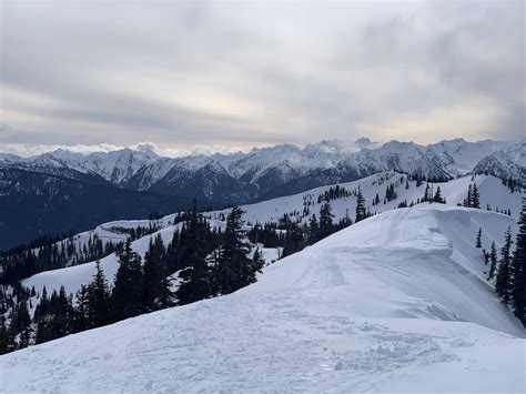 Mount Angeles Snowshoe Klahhane Ridge Snowshoe — Washington Trails