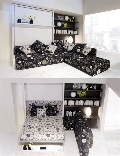 A bedroom space is where you get ready for the day, store your. 20+ Ideas Of Space Saving Beds For Small Rooms ...