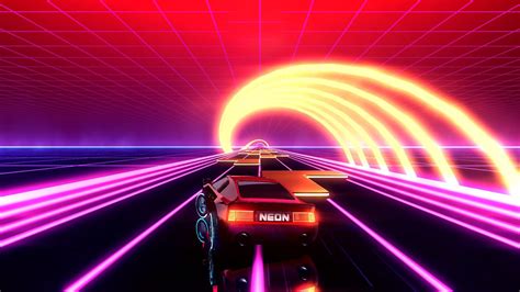 Neon Drive Videojuego Ps4 Pc Y Switch Vandal
