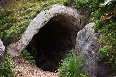 Royalty Free Photo Gray Stone Tunnel Surrounded By Grass Field Pickpik