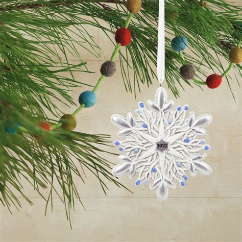 Snowflake 2021 Hallmark Ornament T Ornaments Hallmark