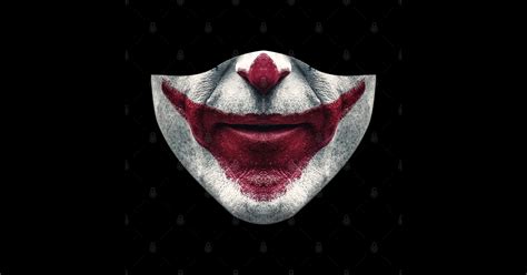 Facemask Clown Joker Style Joker Smile Mask Teepublic