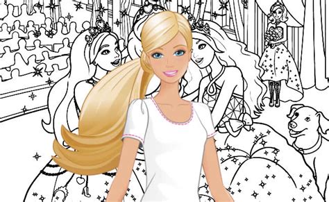 Pintar Desenho Da Barbie Colorir Boneca Barbie Truongquoctesaigon Edu Vn