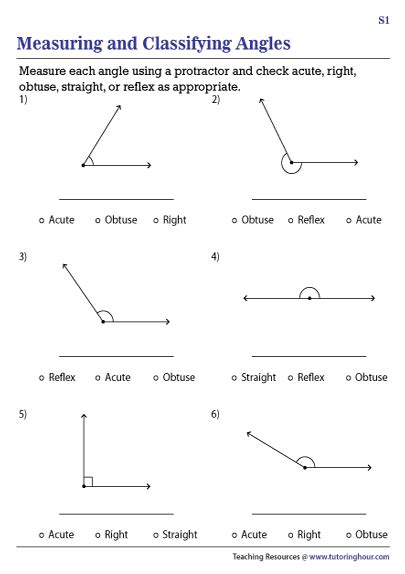 Measuring Angles With A Protractor Worksheets Worksheets Library
