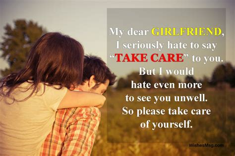 Take Care Messages For Girlfriend Sweet Romantic And Funny