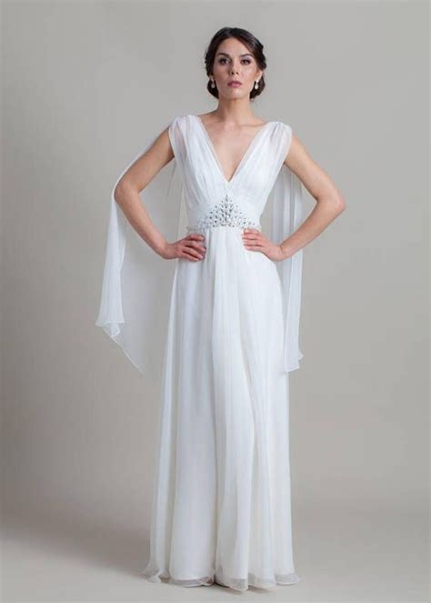 greek wedding dress made from satin and chiffon simple elegant and very comfortable greek