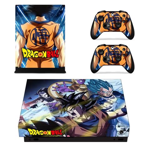 Dragon Ball Z Super Goku Skin Sticker Decal For Microsoft Xbox One X
