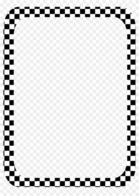 Images For Checkered Border Checkered Borders Full Size Png Clipart