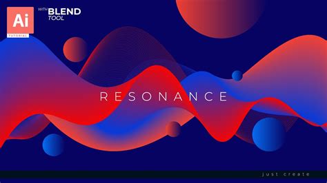 How To Create Abstract Background In Adobe Illustrator With Blend Tool