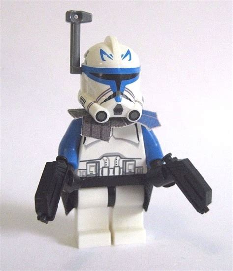 Lego Custom Captain Rex Phase 2 Minifigure Custom Helmet Pistols