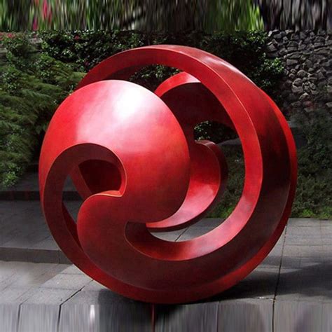Modern Stainless Steel Hollow Sphere Garden Sculpture For Outdoor