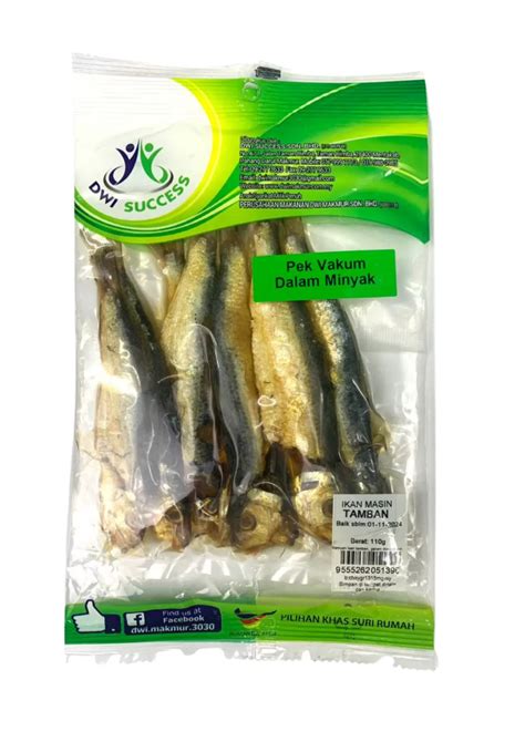 Ikan Masin Tamban 110g Rm 500 X5 Pack Cdwi Success 咸鱼 彭亨，马来西亚 一系列干粮产品
