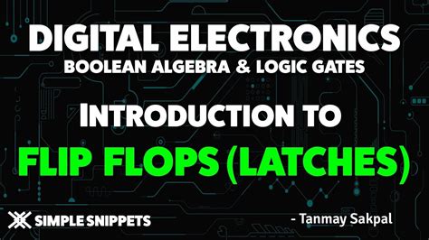 Flip Flops And Latches In Digital Electronics With Example Of 1 Bit