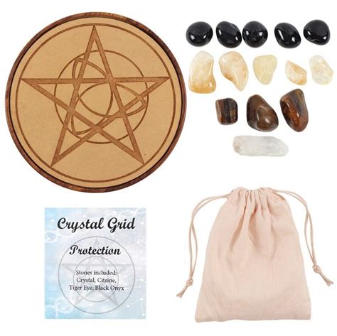 15cm Protection Crystal Grid Etsy