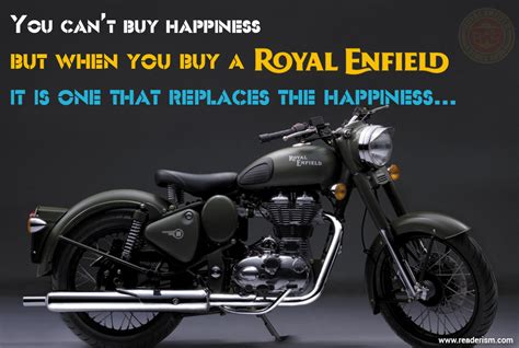 Share motivational and inspirational quotes about bullets. 34 Awesome "I Love Royal Enfield Quotes"