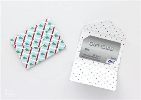 Diy Gift Card Holders With Printable Template The Homes I Have Made