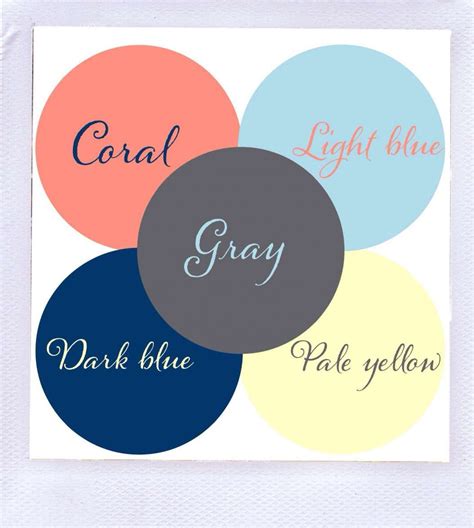 7+ Exceptional Bedroom Color Schemes Coral Grey Blue Gallery | Blue color schemes, Blue color ...