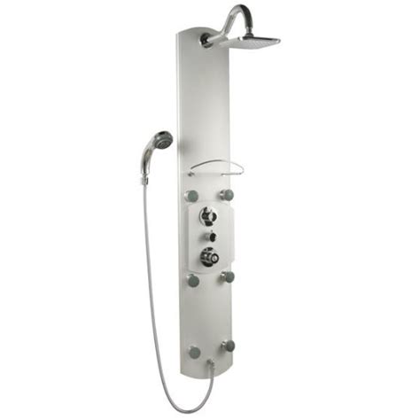 thermostatic 6 jets aluminum shower panel tower system shower panels shower paneling