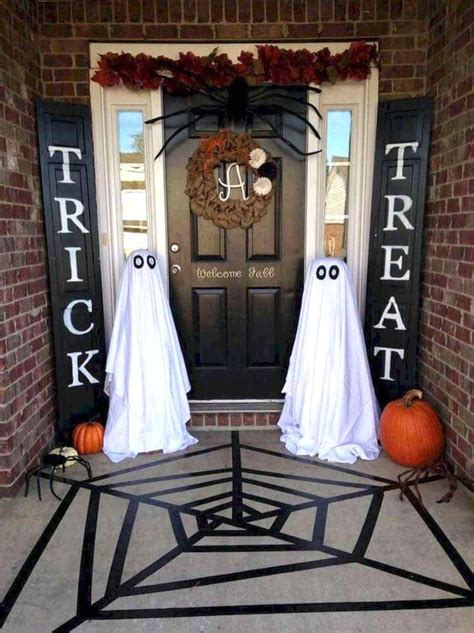 57 Creepy Diy Outdoor Halloween Decorations 53 Halloween Door