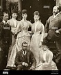 King Edward Vii Alexandra Of Denmarks Five Children 1891 Stock Photo ...