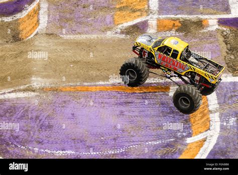 New Orleans La Usa 20th Feb 2016 Wrecking Crew Monster Truck In