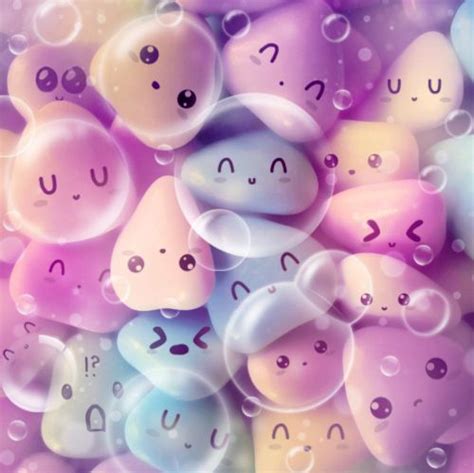 Kawaii Kawaii Chibi Cute Marshmallows Kawaii Wallpaper