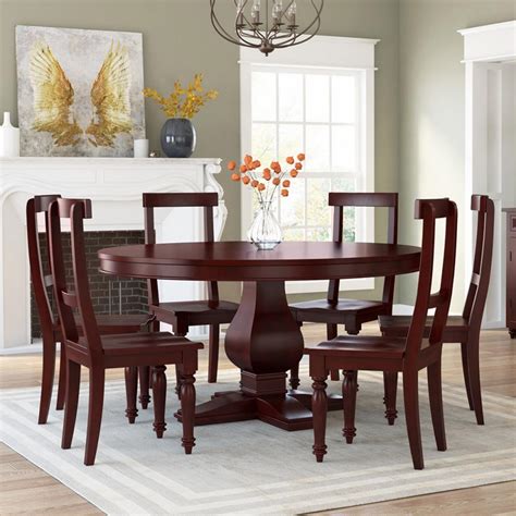 Shop items you love at overstock, with free shipping on everything* and easy returns. Arenzville Mahogany Wood Pedestal Round Dining Table with ...