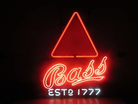 Rare Vintage Bass Beer Neon Lighted Sign Collectible Nex Tech