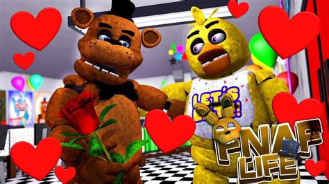 Minecraft Fnaf Life 1 Freddy Fazbear And Chica Fall In Love Baby