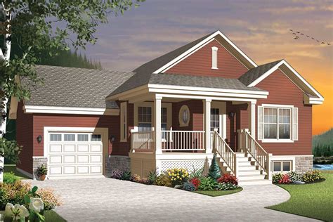 Weathertight 2 Bedroom Bungalow 22331dr Architectural Designs