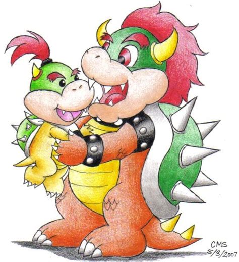 On Deviantart Father And Son Bowser Father