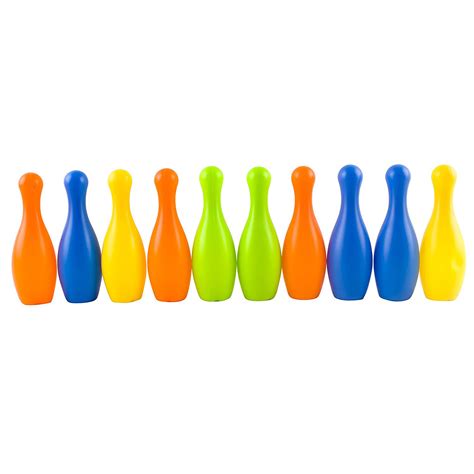 Toy Bowling Play Set Deluxe For Children Colorful 12 Piece 10 Pins 2