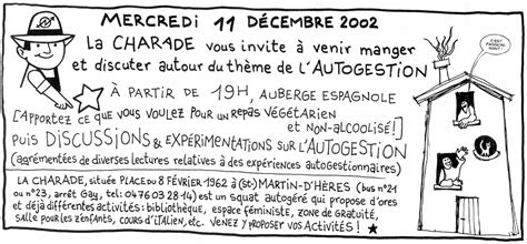 Ces deux obligations peuvent devenir impossibles pour vous à un moment donné. squat!net - La Charade, Grenoble: "l'Autogestion, c'est ...
