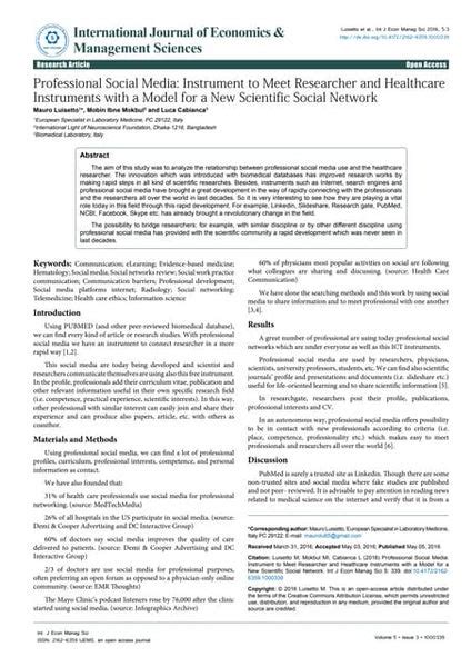 Tweets And Mendeley Readers Two Different Types Of Article Level Me